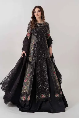 3 Piece Embroidered Organza Suit | BDS-2802