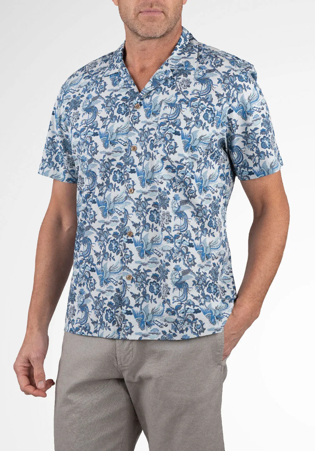 Airotec® Performance Stretch Chambray Cabana Shirt