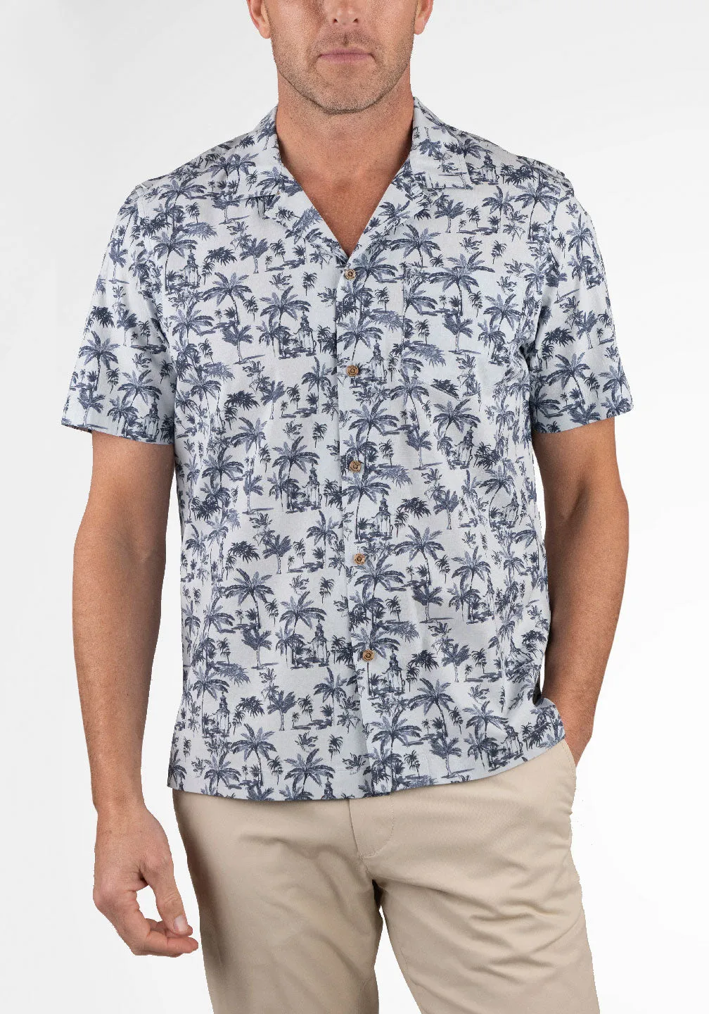 Airotec® Performance Stretch Chambray Cabana Shirt