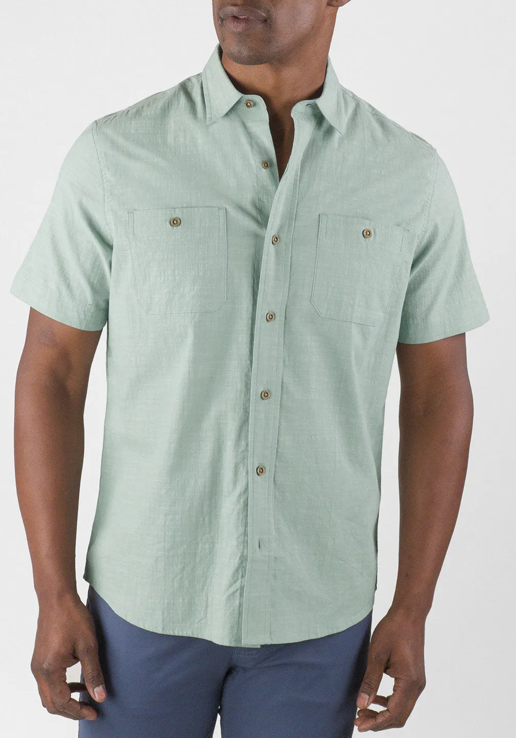 Airotec® Stretch Chambray Work Shirt