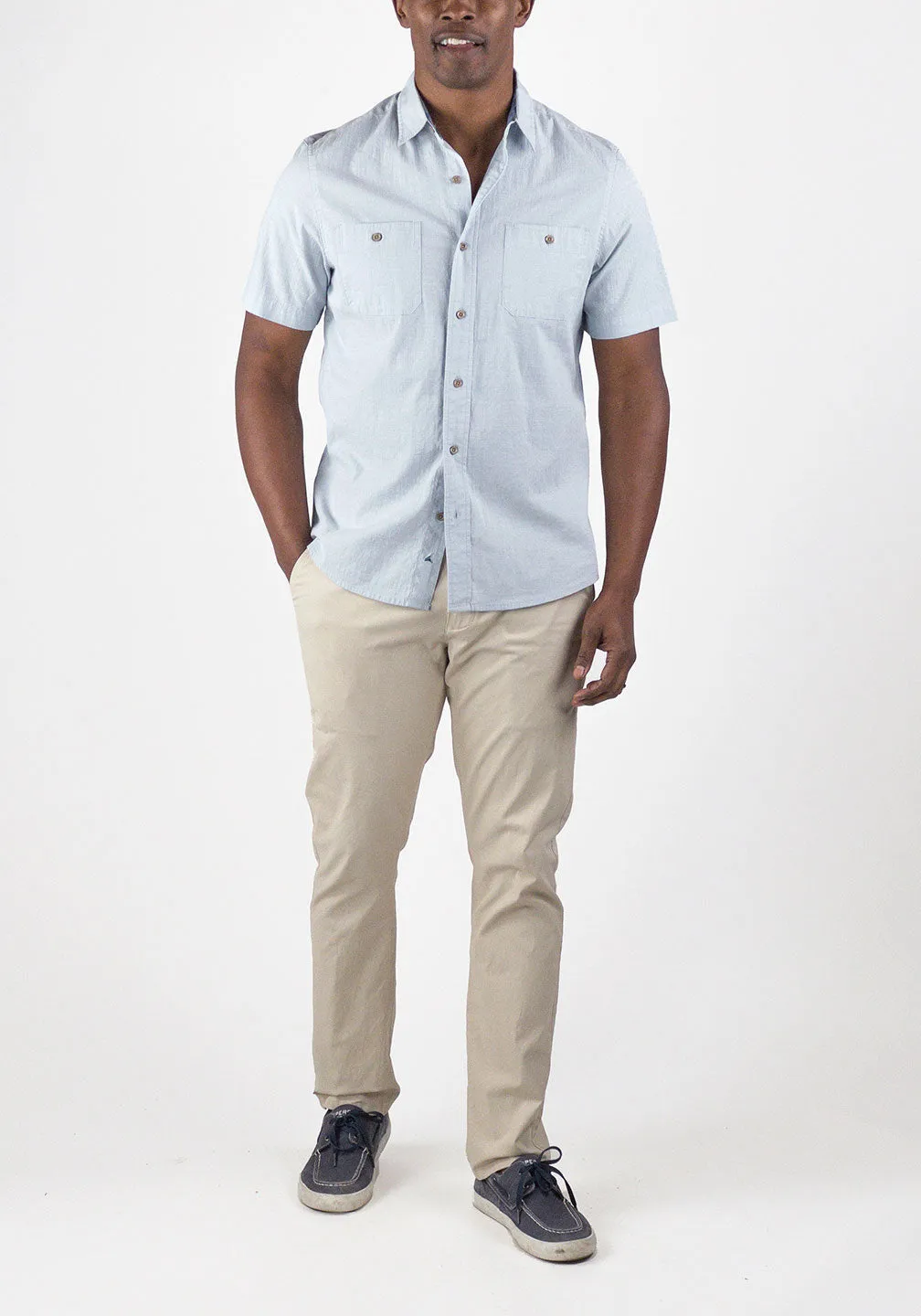 Airotec® Stretch Chambray Work Shirt