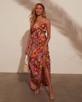 Amrita Floral Print Maxi Dress