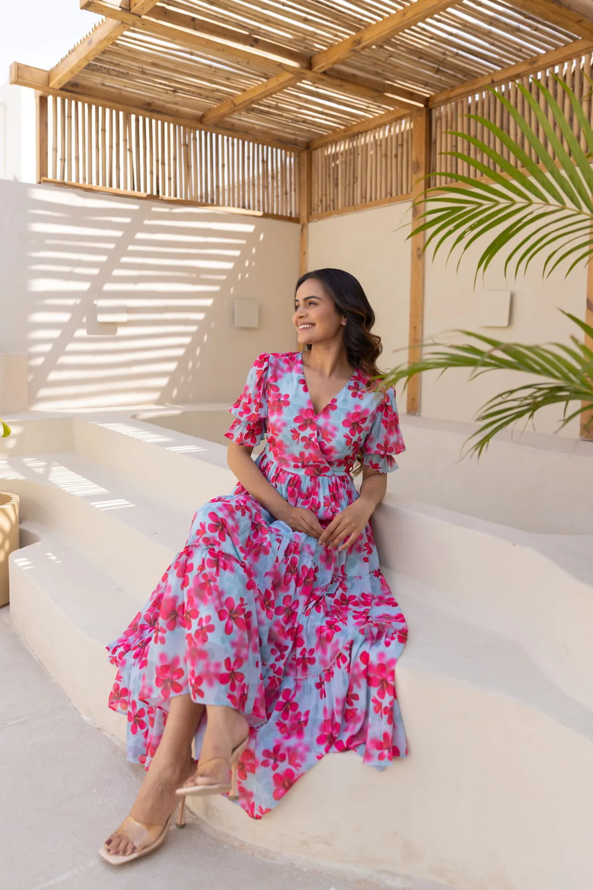 AQUA FLORAL MAXI