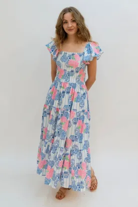 Asa Smocked Maxi Dress
