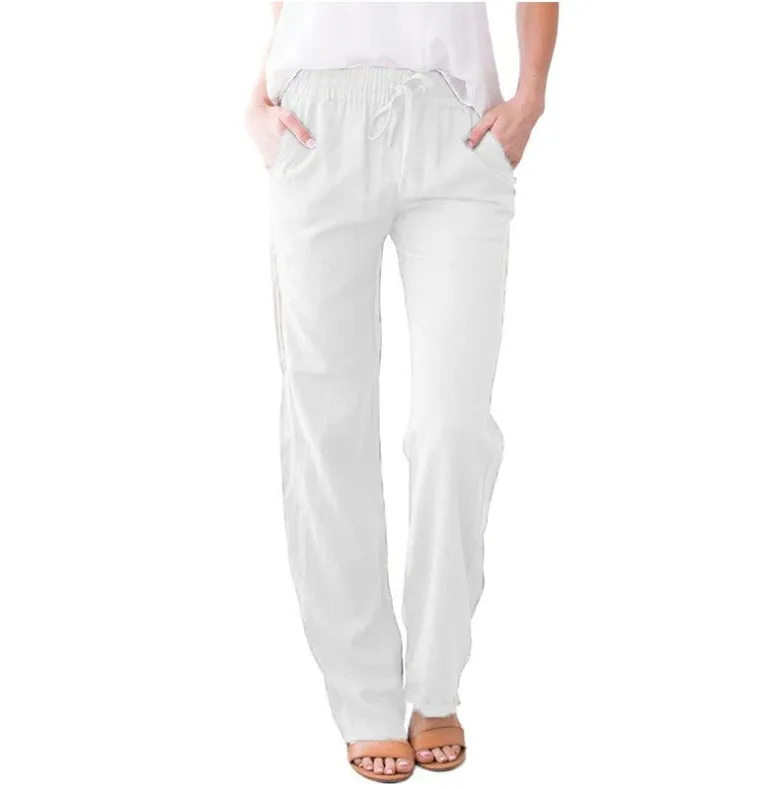 Breathable linen pants
