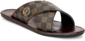Buxton Stylish & Comfortable Flip Flop For Men Brown Color