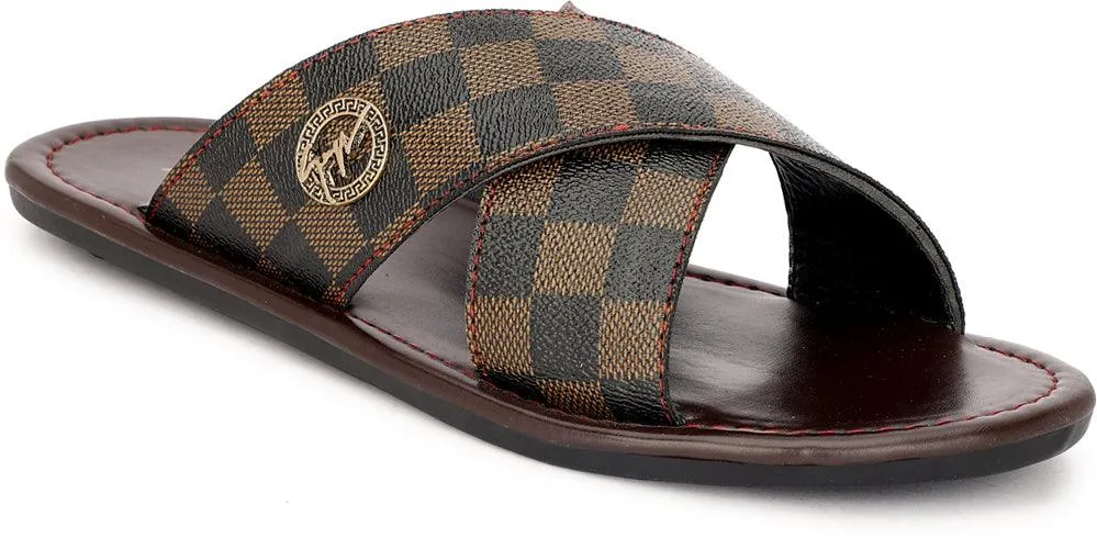 Buxton Stylish & Comfortable Flip Flop For Men Brown Color
