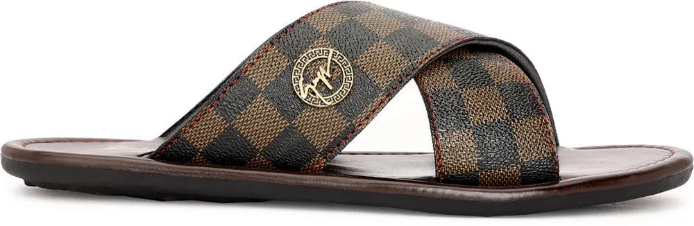 Buxton Stylish & Comfortable Flip Flop For Men Brown Color