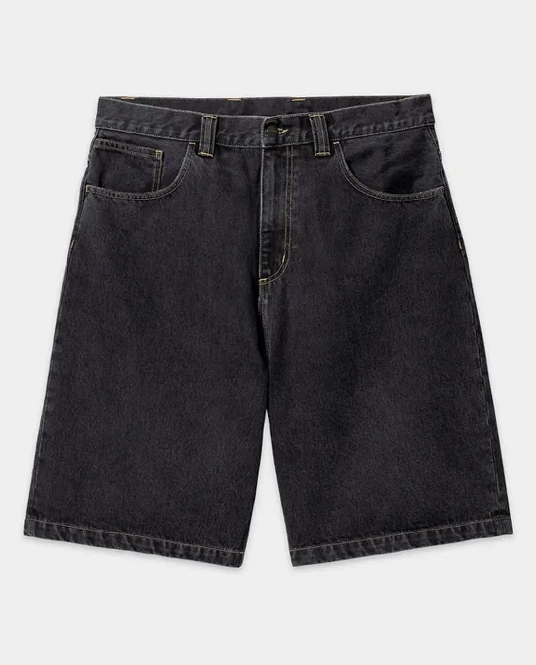 Carhartt WIP - Brandon Denim Short - Black Stone Washed