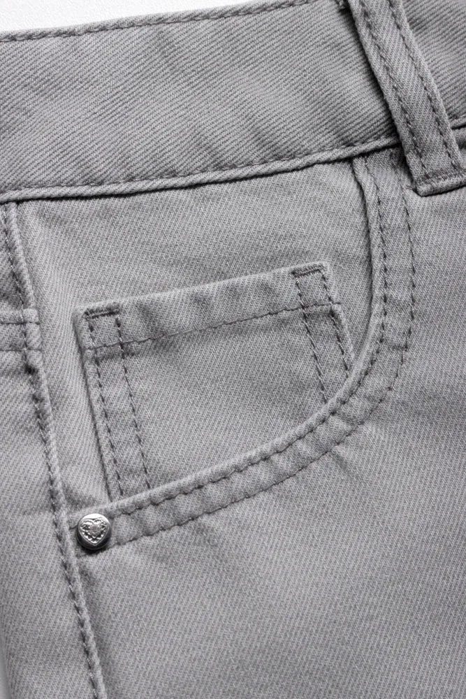 Cheeky Denim Short Grey