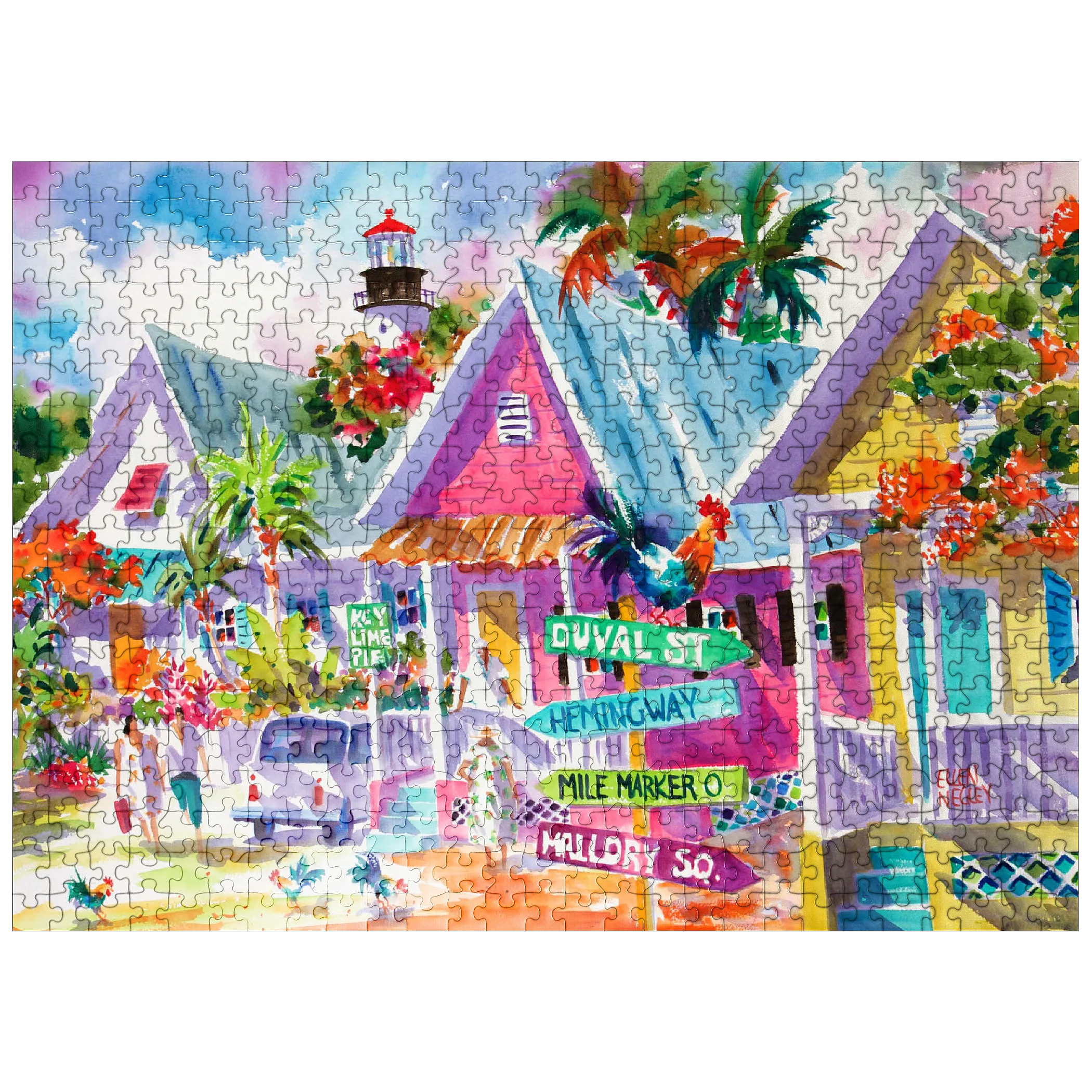 Conch Republic - Watercolor Artwork