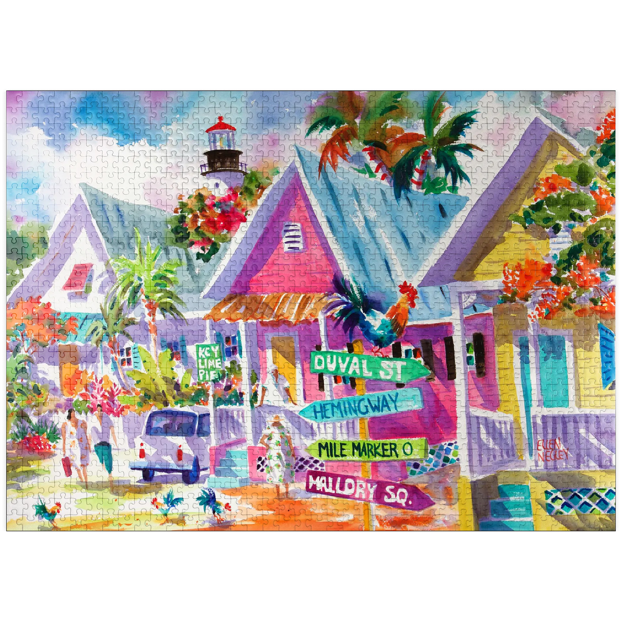 Conch Republic - Watercolor Artwork