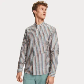 Cotton Linen Shirt (Summer Stripe)