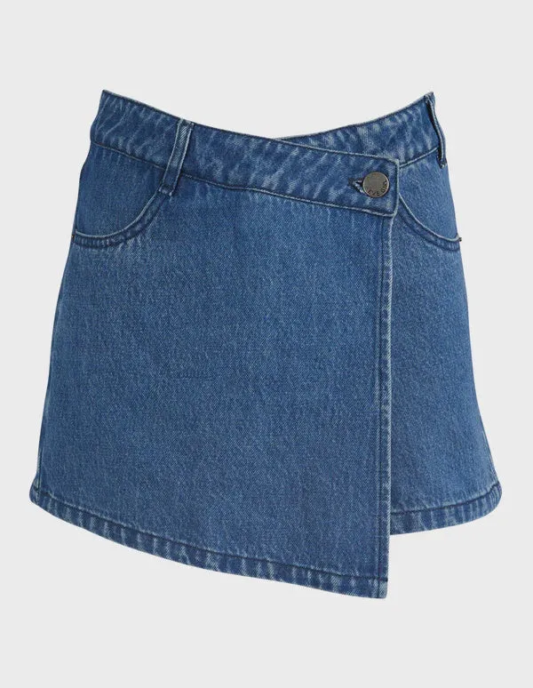 Eve Girl Chloe Skort - Denim (3-7)