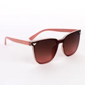 Exclusive Space Pink And Brown Lens Sunglasses