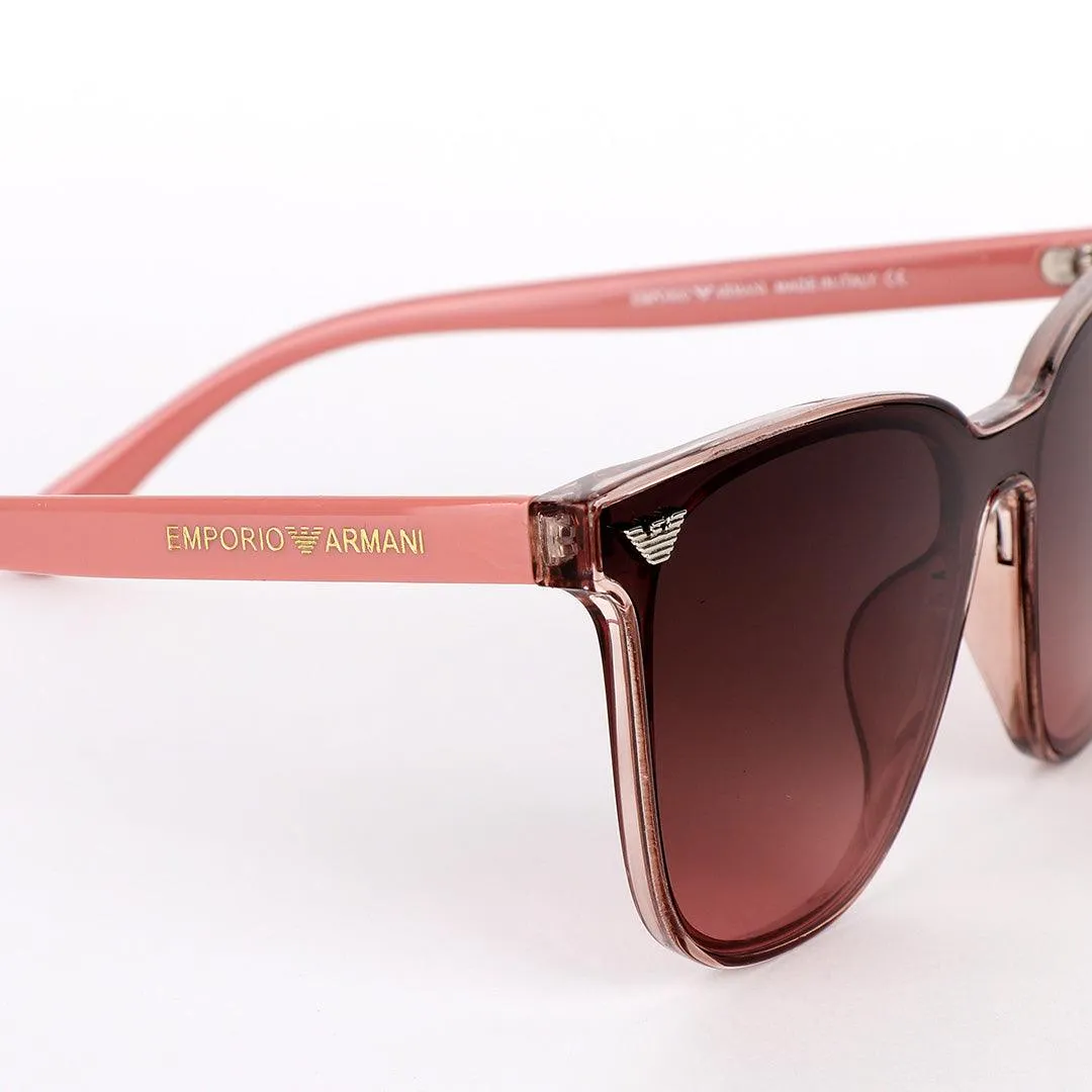Exclusive Space Pink And Brown Lens Sunglasses