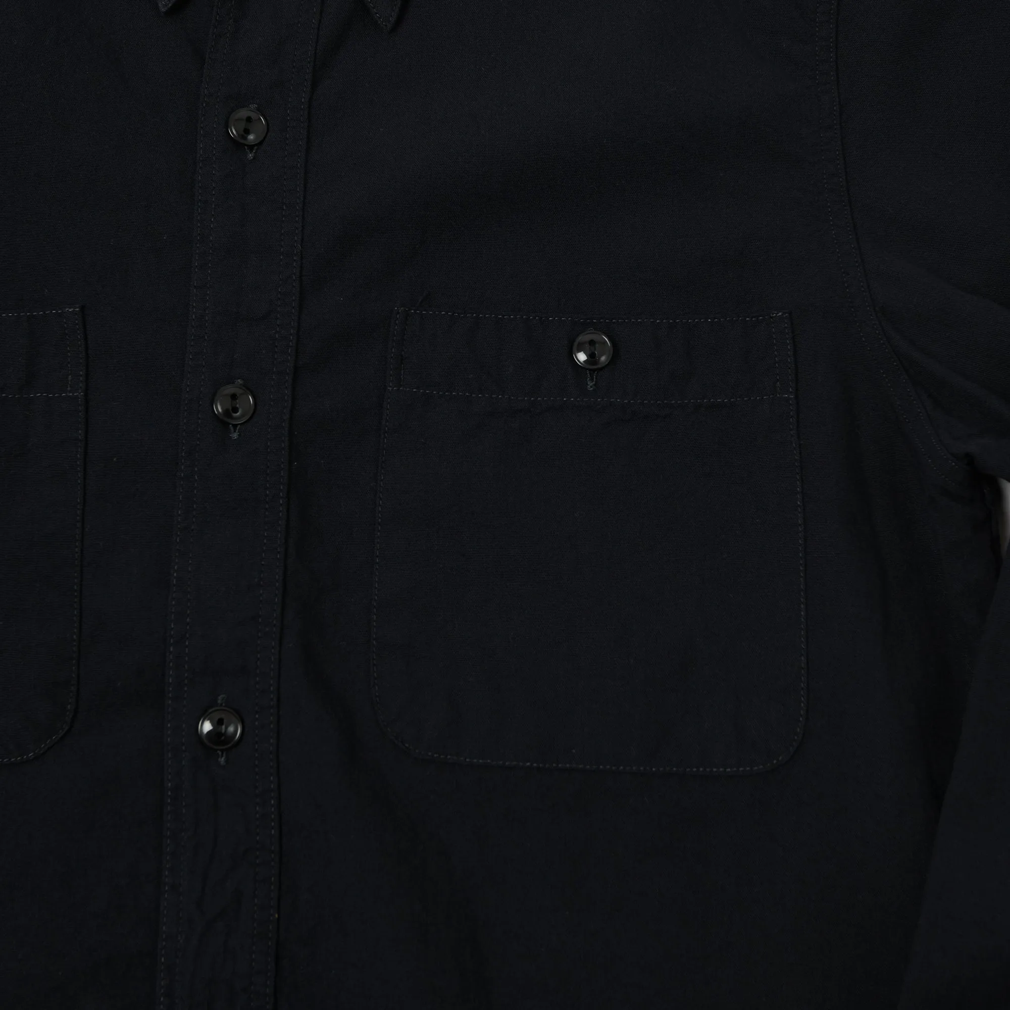 Full Count 4810-22 5oz Classic Chambray Shirt - Black
