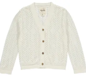 Girls Cotton Kenzie Cardigan | Various Colors | Vignette