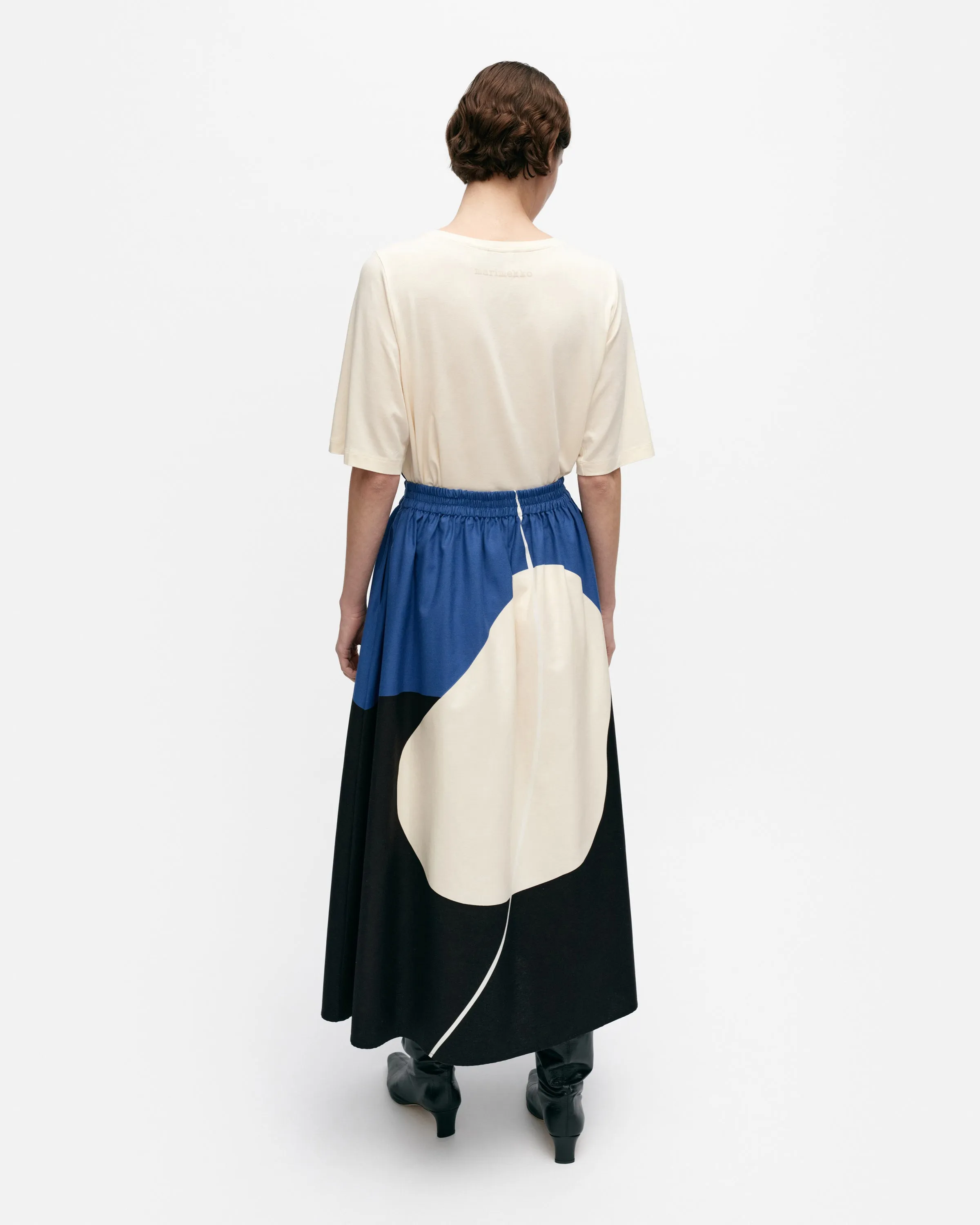Kivi Nakee Unta Safiiri Cotton Elastic Waist Skirt 93cm