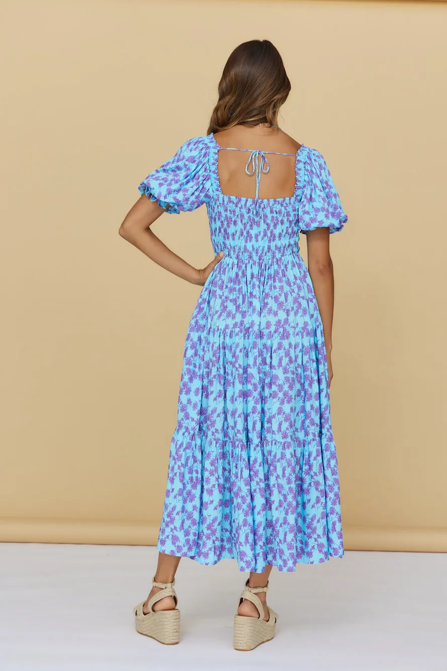 Land And Sky Maxi Dress Blue
