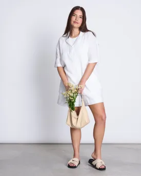 LINEN SHIRT GENT WHITE