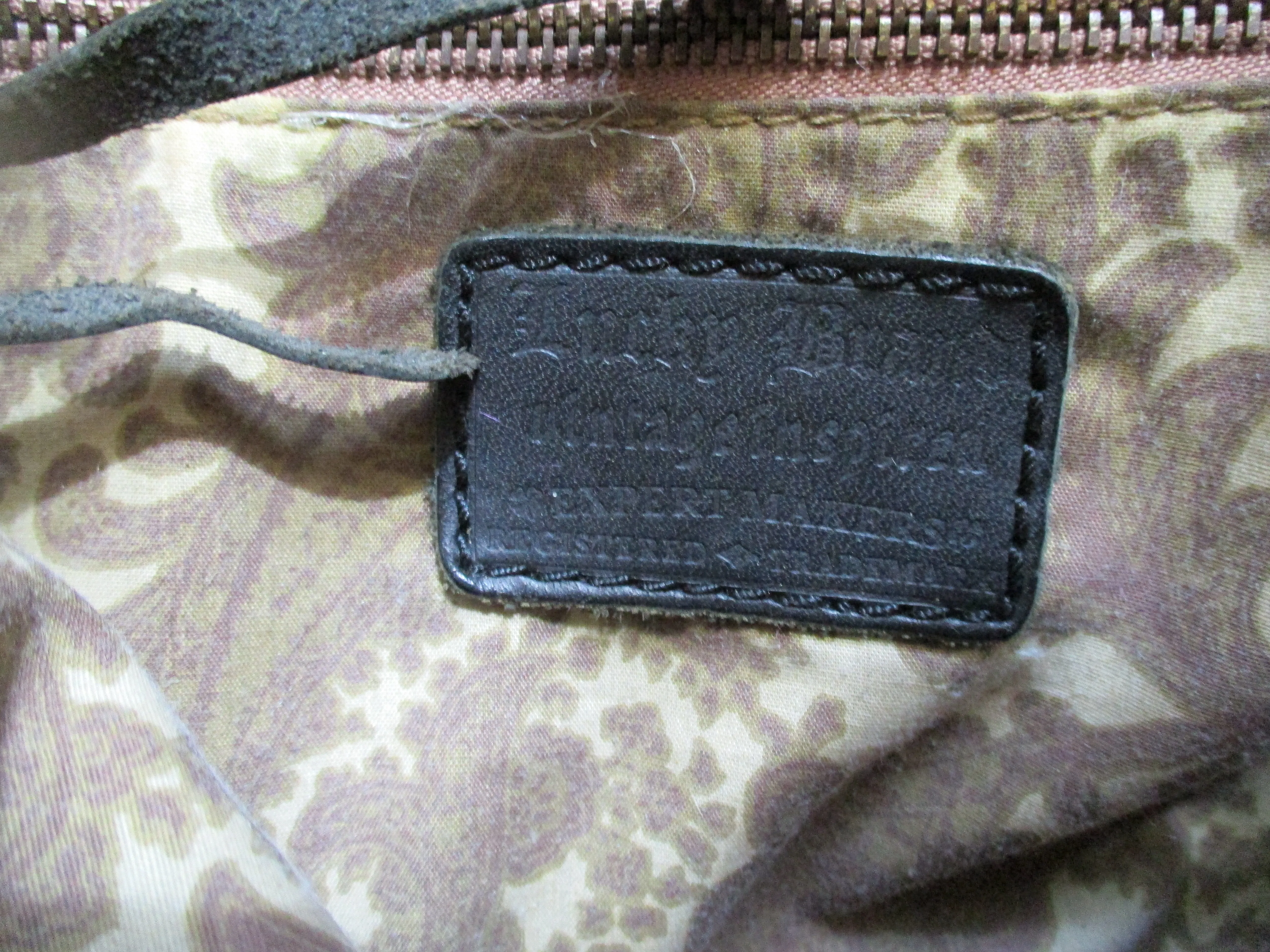 LUCKY BRAND leather hobo satchel paneled shoulder bag tote BLACK braid