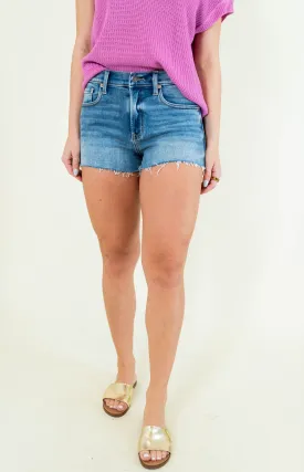 Micro Stretch Denim Shorts