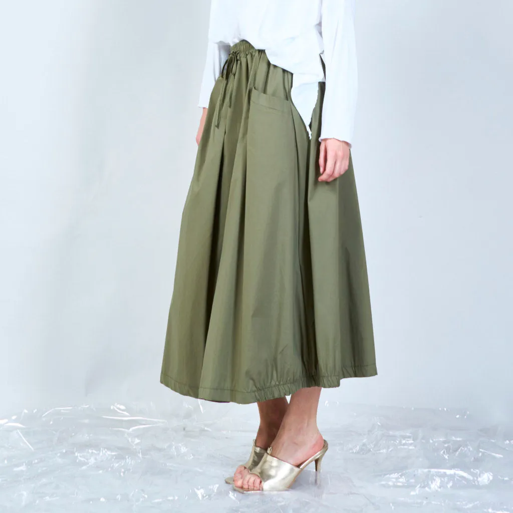 Midi skirt with side pockets wholesale