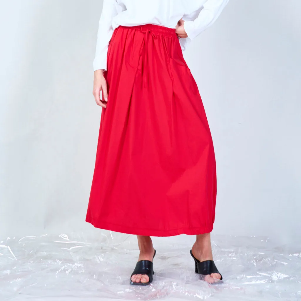 Midi skirt with side pockets wholesale