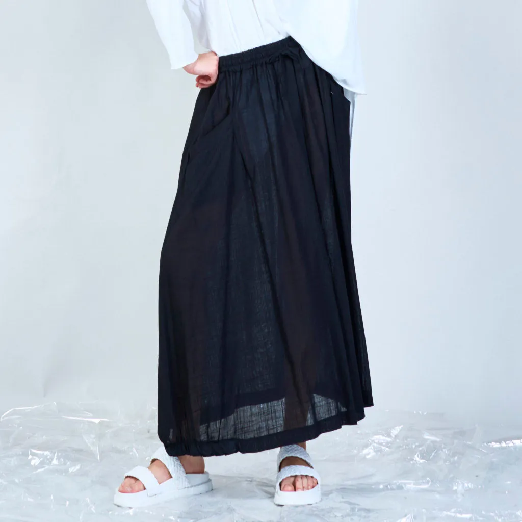 Midi skirt with side pockets wholesale