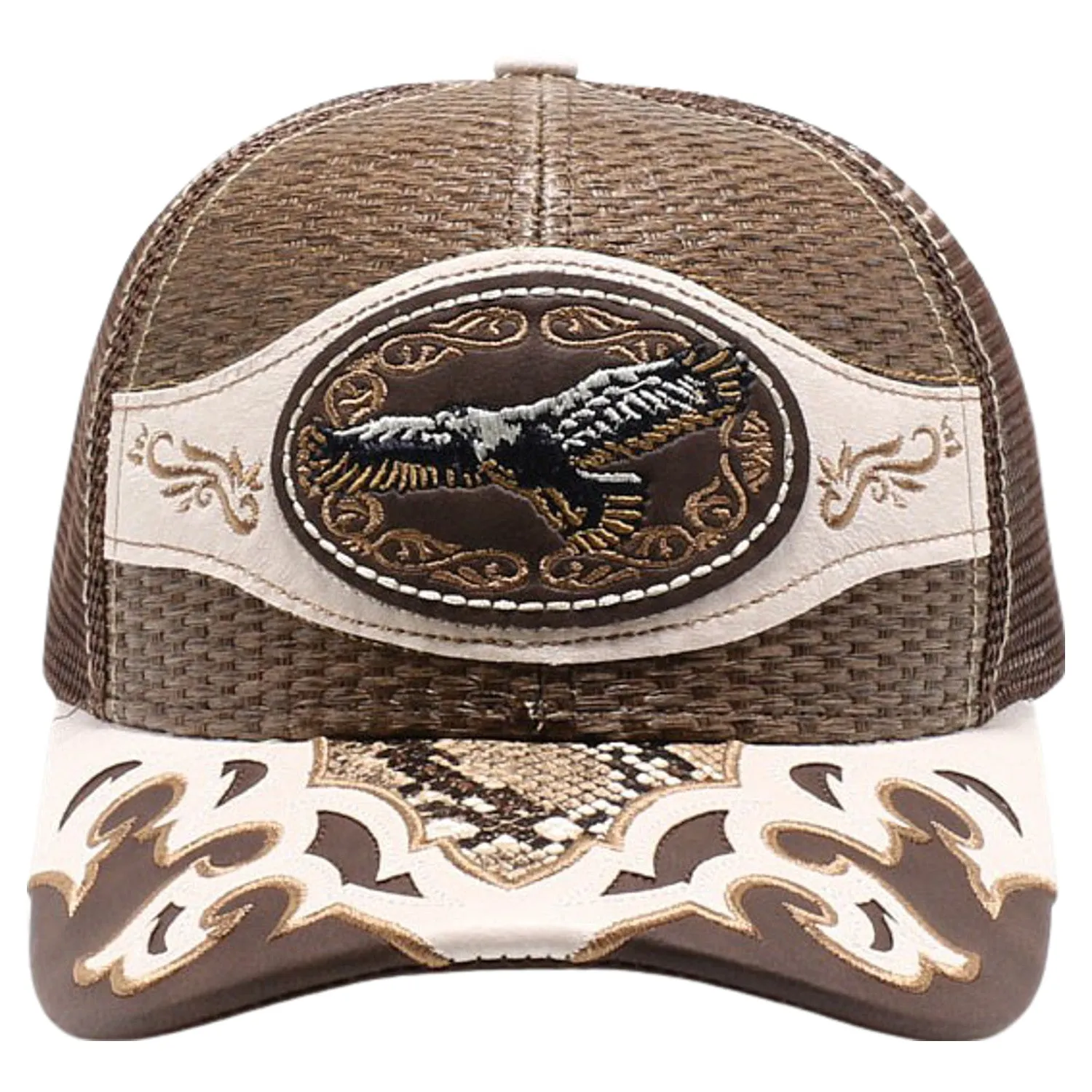 New Straw Eagle Hat (Brown)