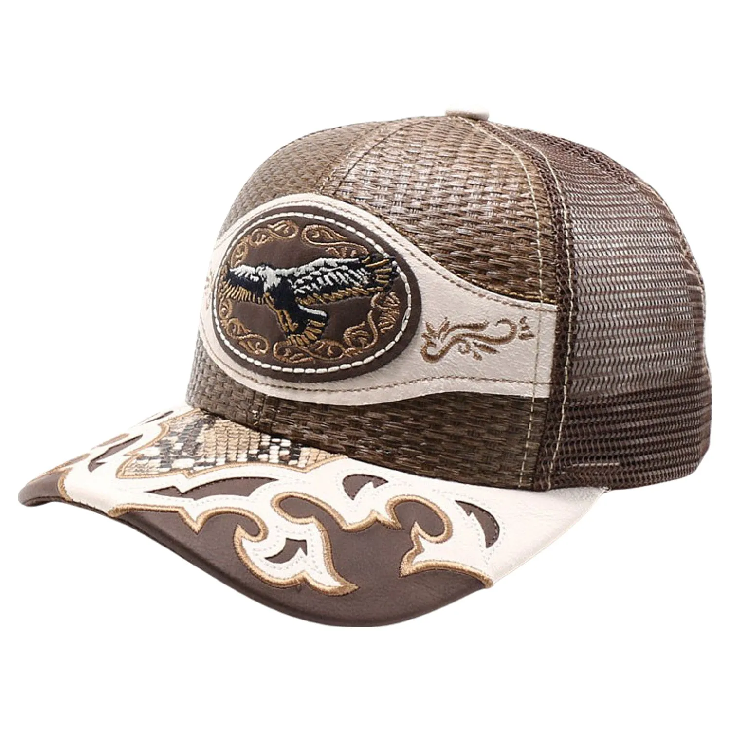 New Straw Eagle Hat (Brown)
