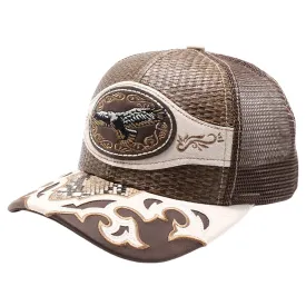 New Straw Eagle Hat (Brown)