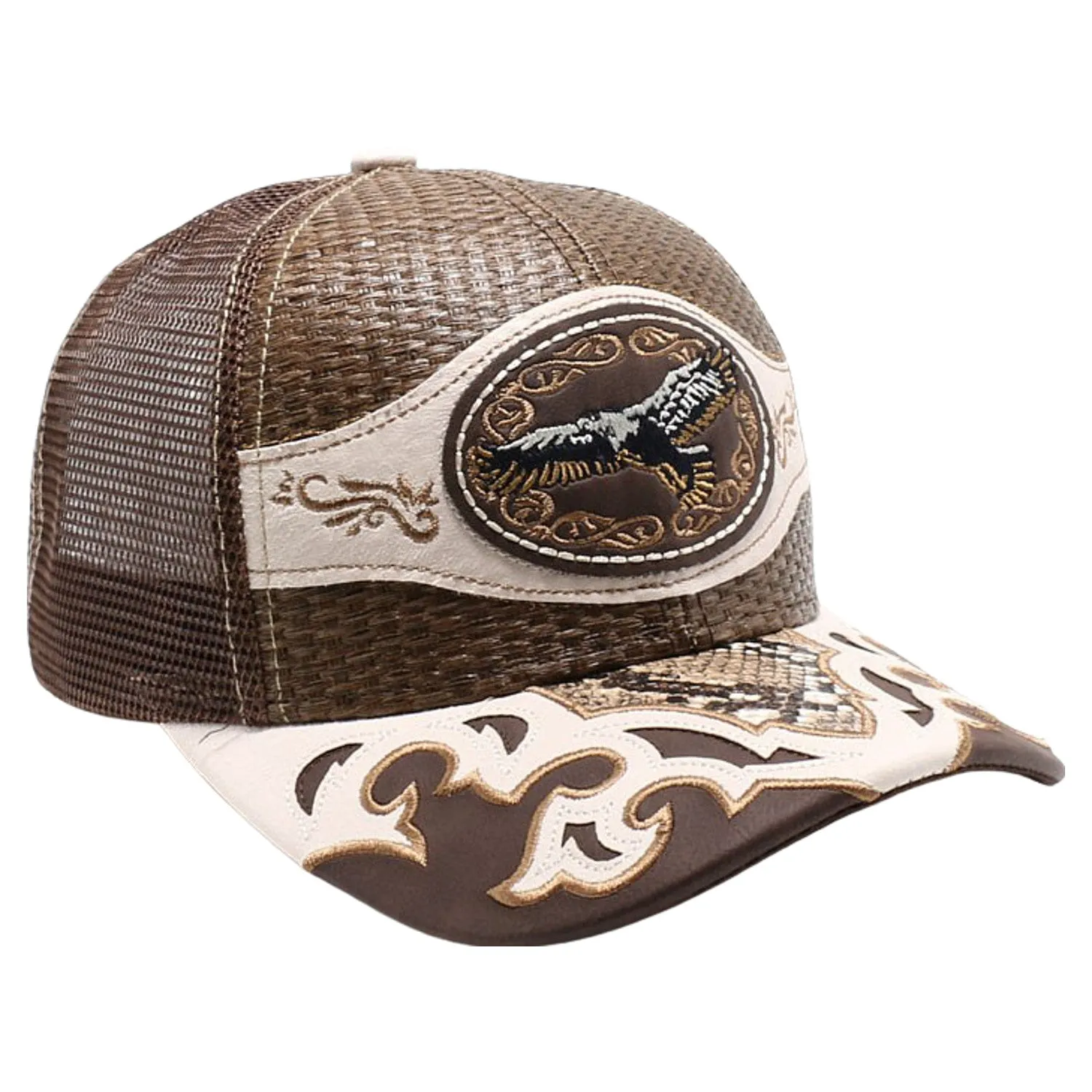 New Straw Eagle Hat (Brown)