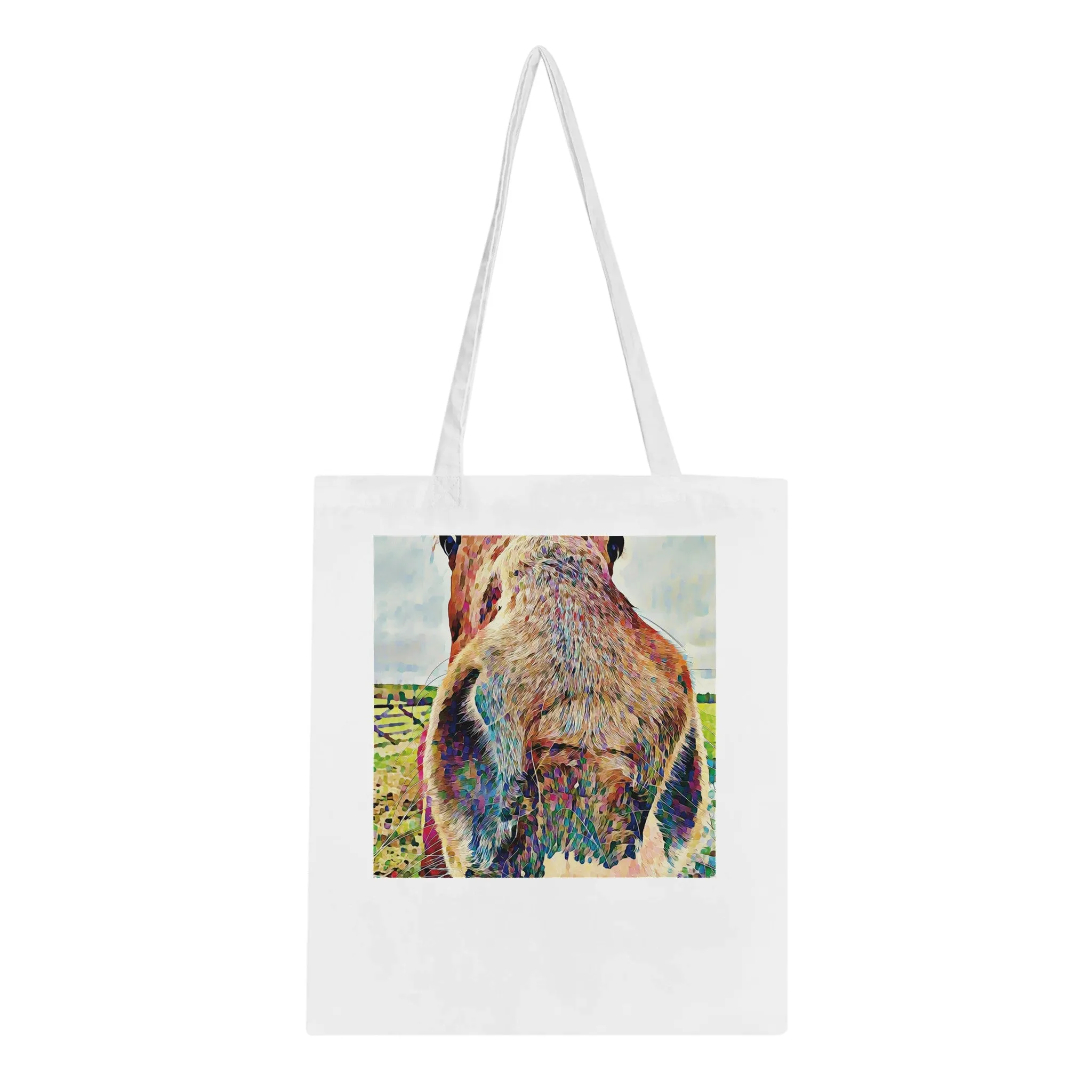 Nosey Horse Classic Tote Bag