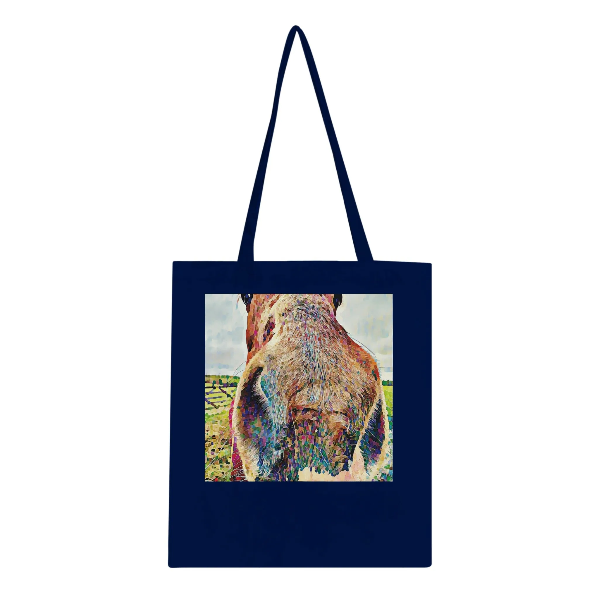 Nosey Horse Classic Tote Bag