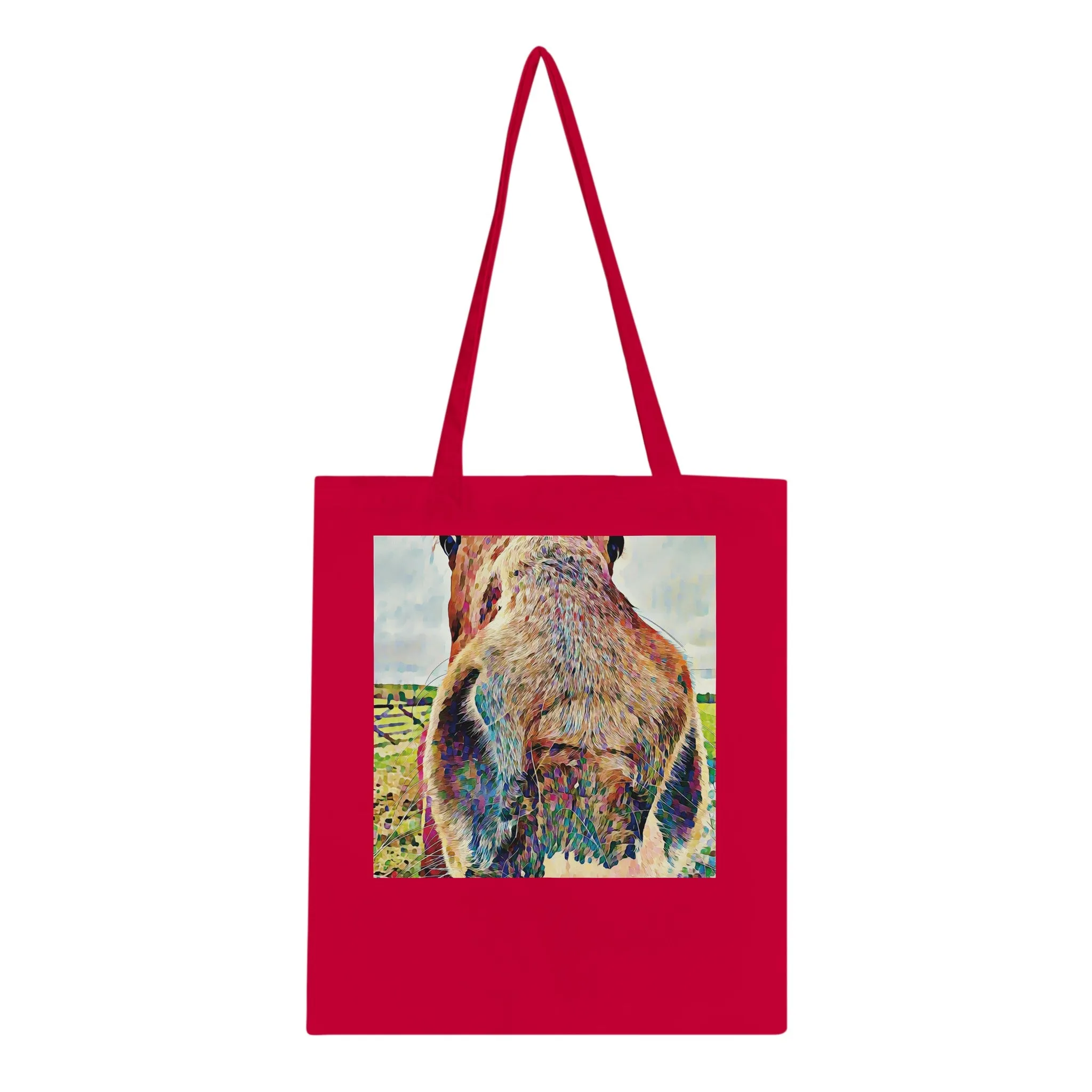 Nosey Horse Classic Tote Bag