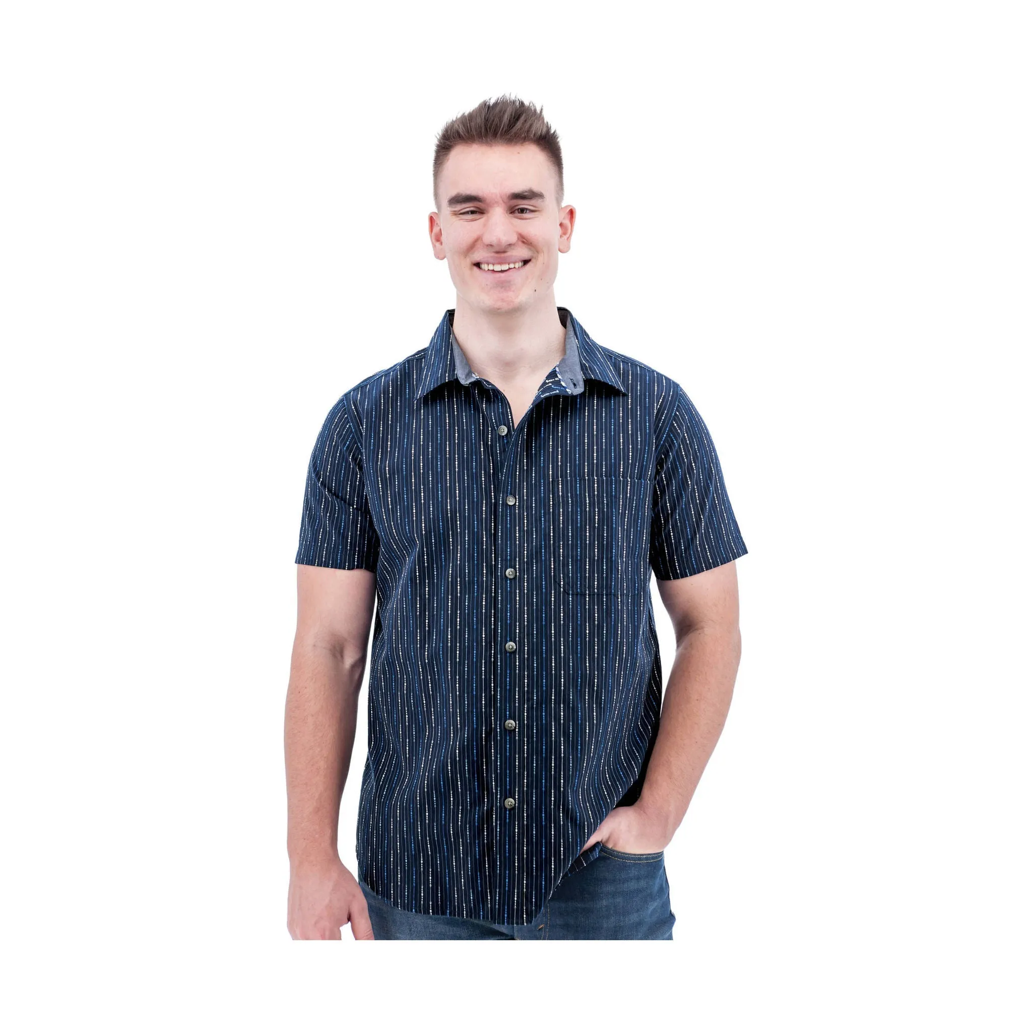 Old Ranch Men's Hawke Shirt - Dark Blue - ONLINE STORE CREDIT/EXCHANGE ONLY