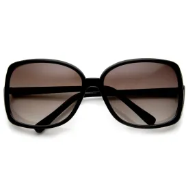 Oversize Designer Trendy Womens Fashion Sunglasses 8812