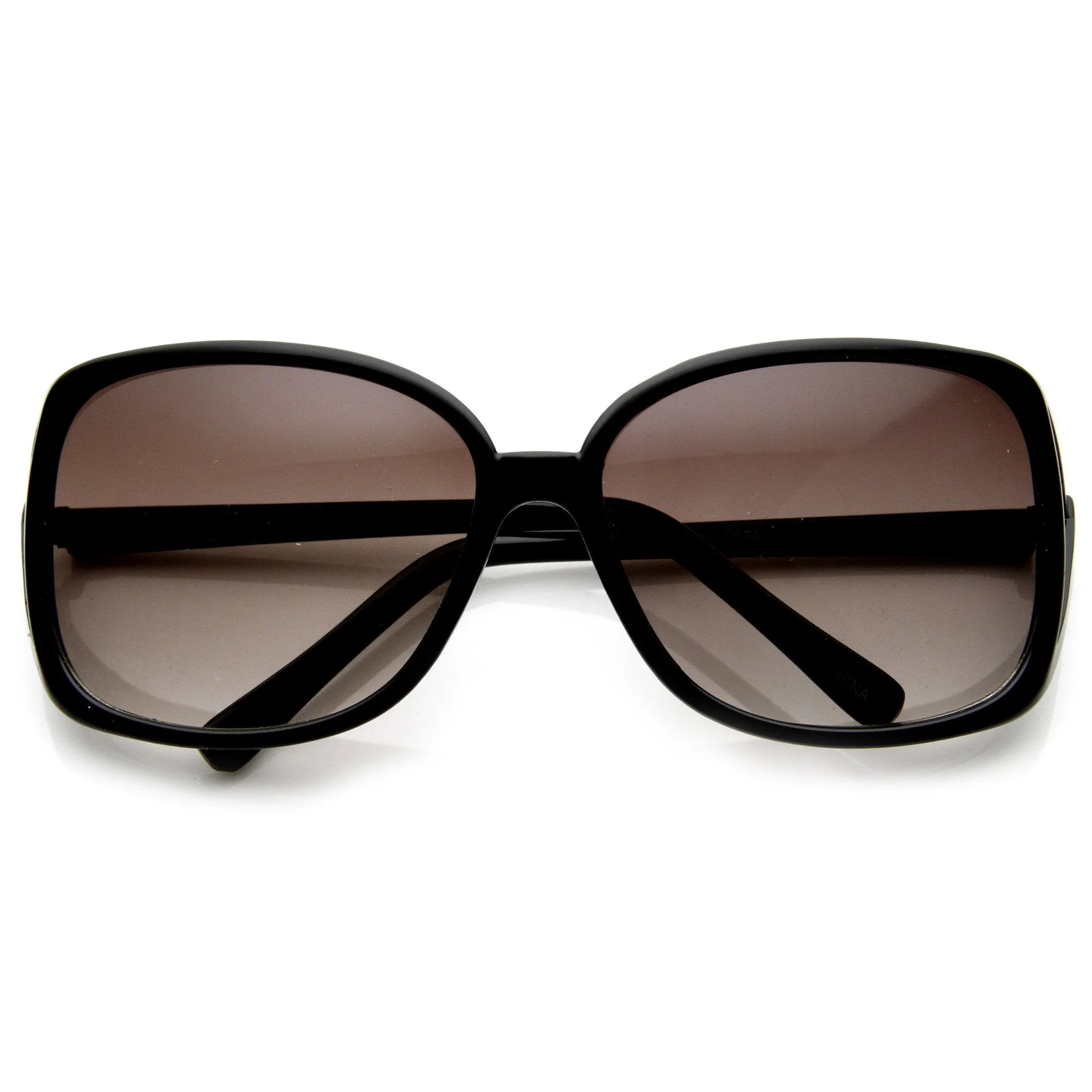 Oversize Designer Trendy Womens Fashion Sunglasses 8812