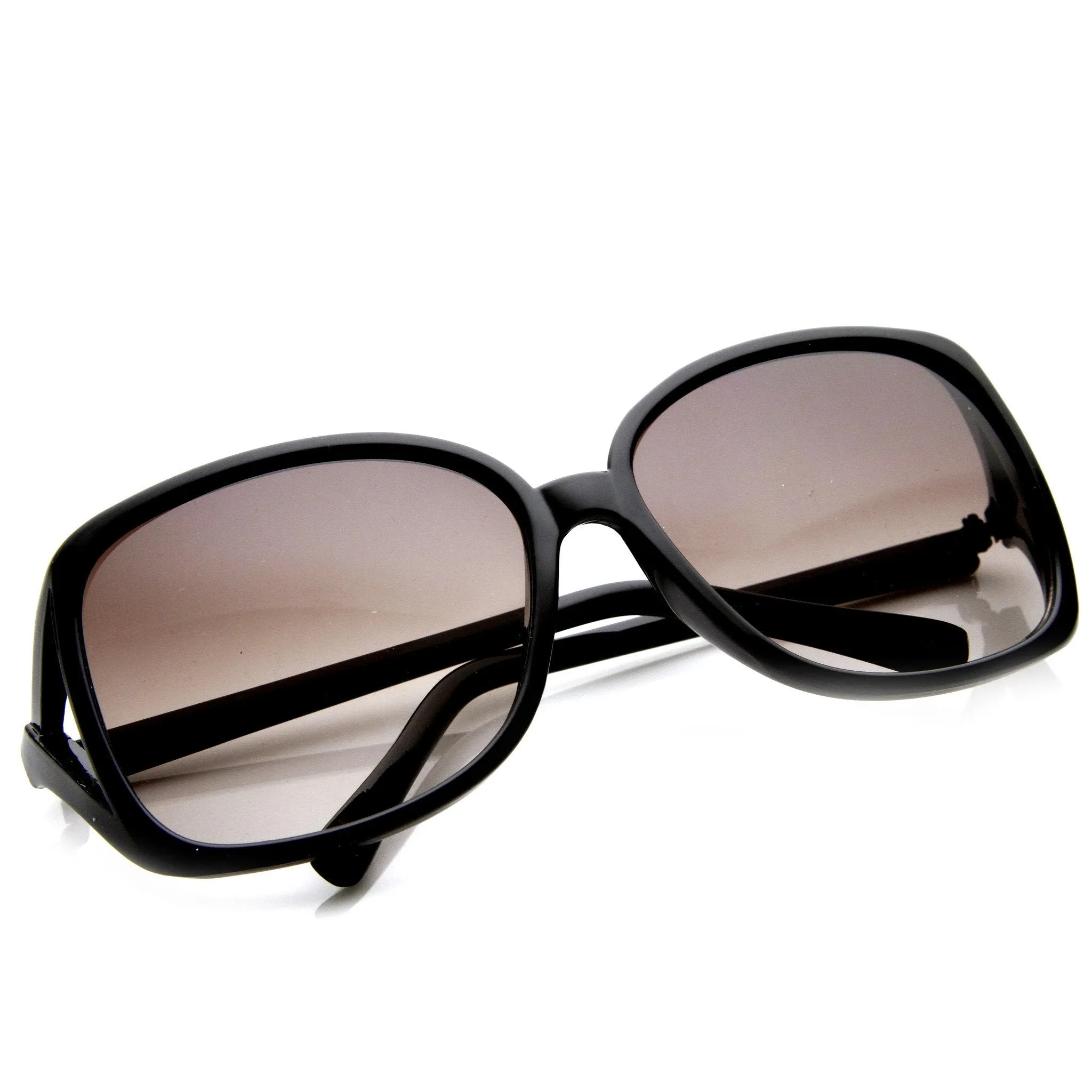 Oversize Designer Trendy Womens Fashion Sunglasses 8812