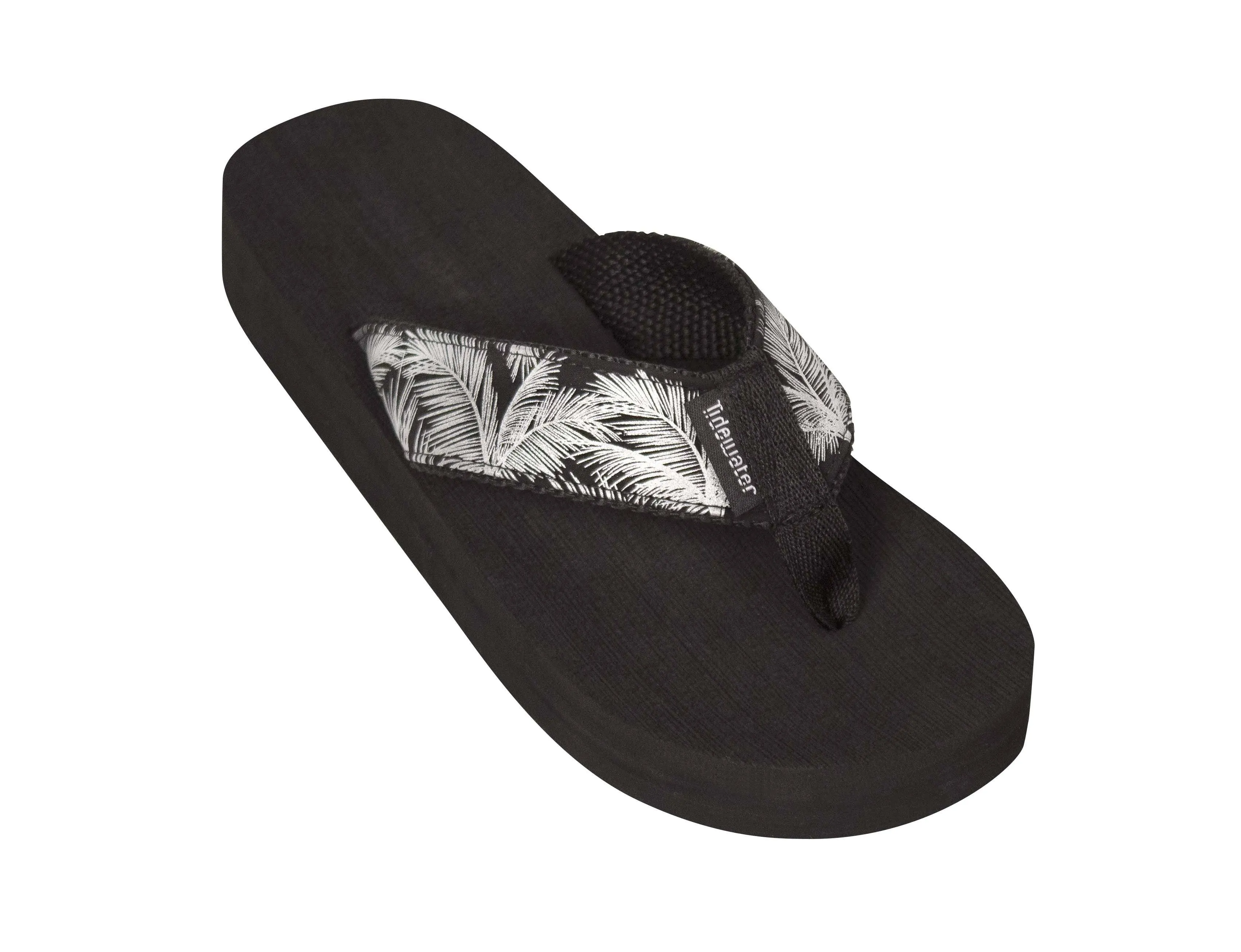 Palm Silver Flip Flops