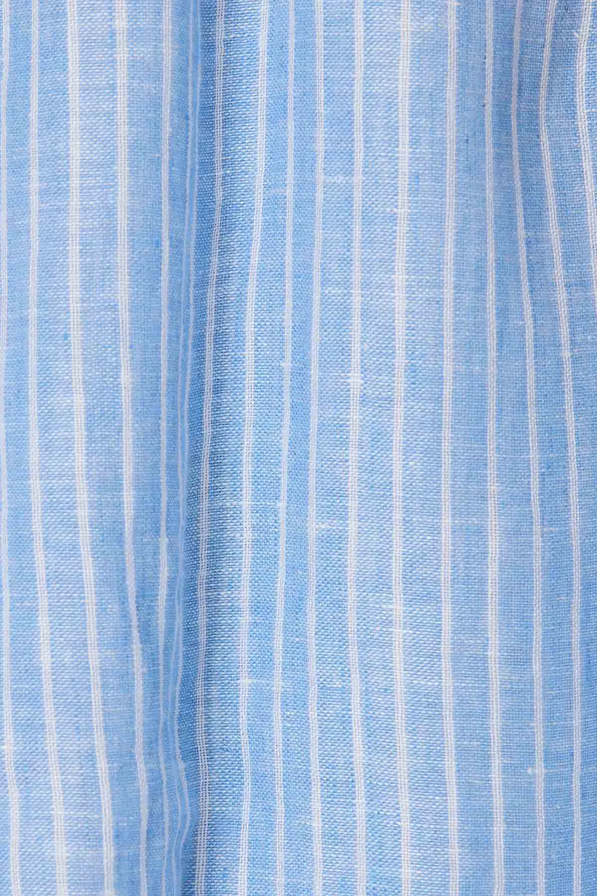 Playa Linen Boyfriend Shirt - Summer Stripe EcoLinen