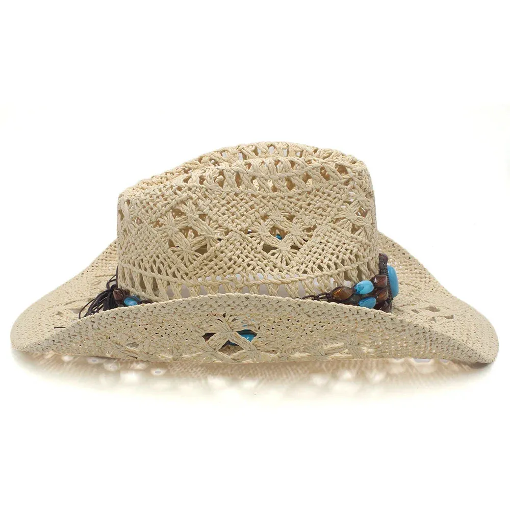 Rustic Elegance Straw Cowboy Hat