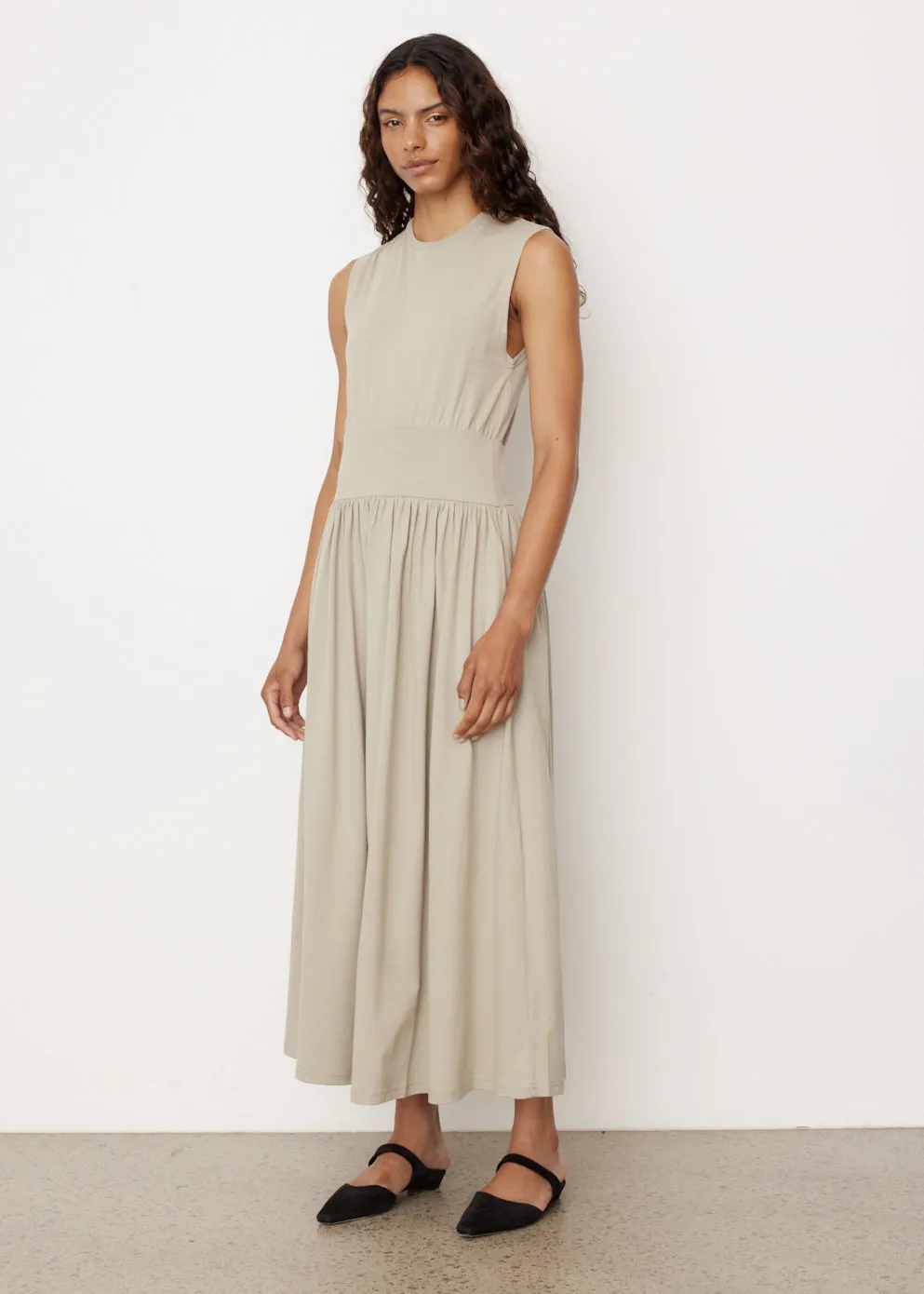 Sleeveless Cotton Dress