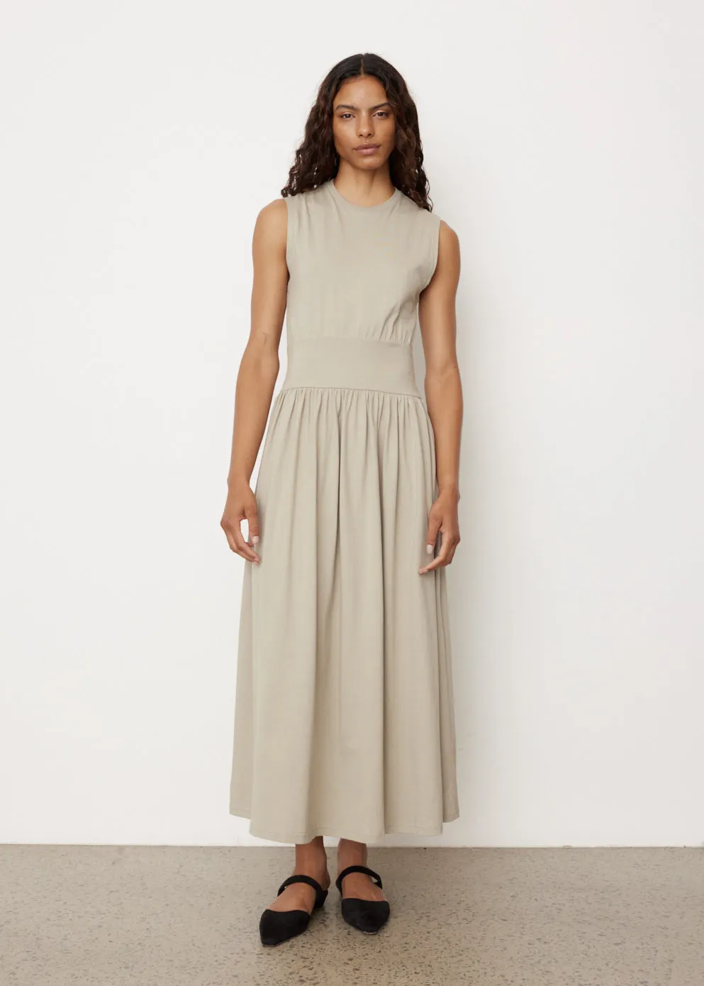 Sleeveless Cotton Dress