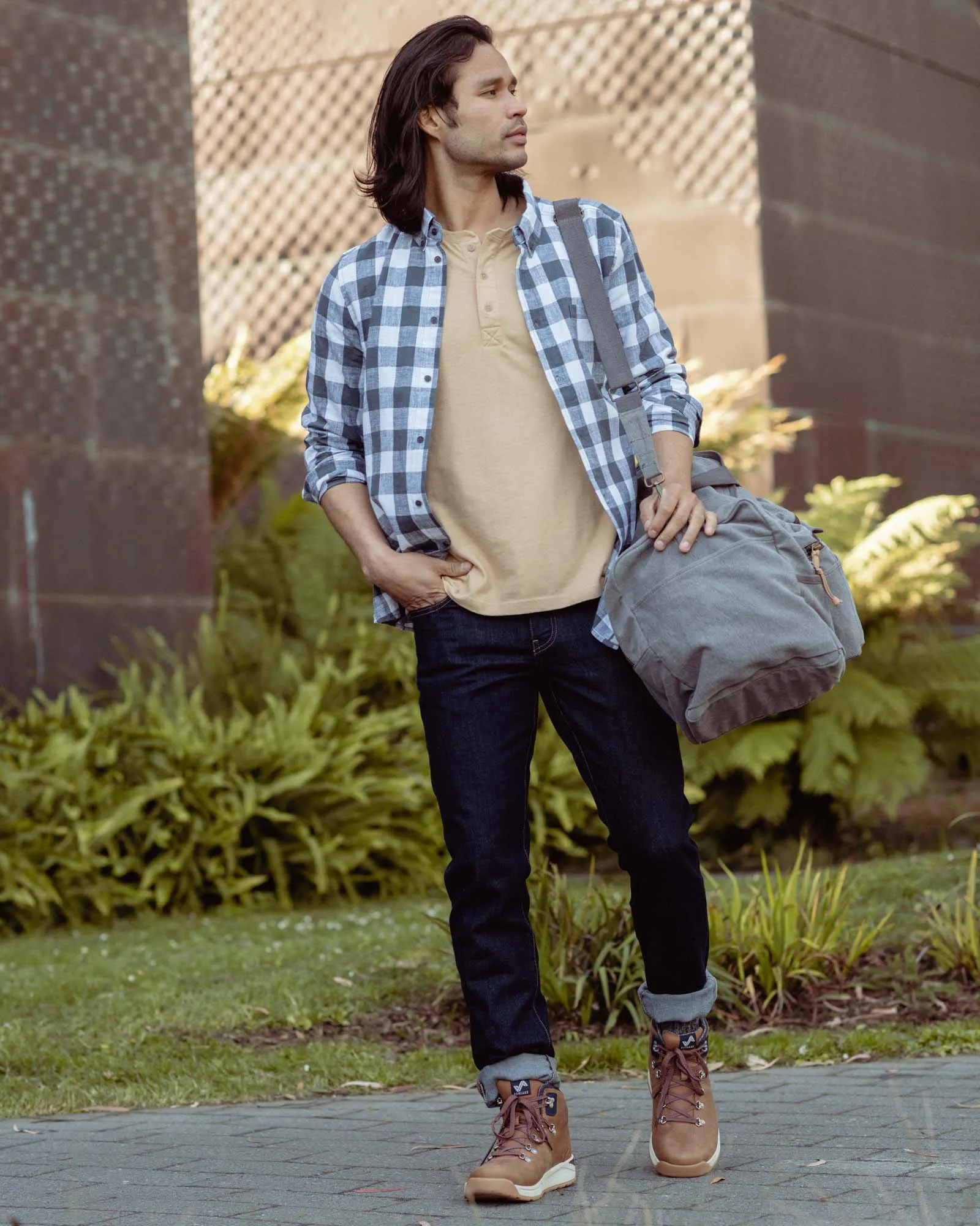 SoftHemp™ Chambray Button Down Shirt
