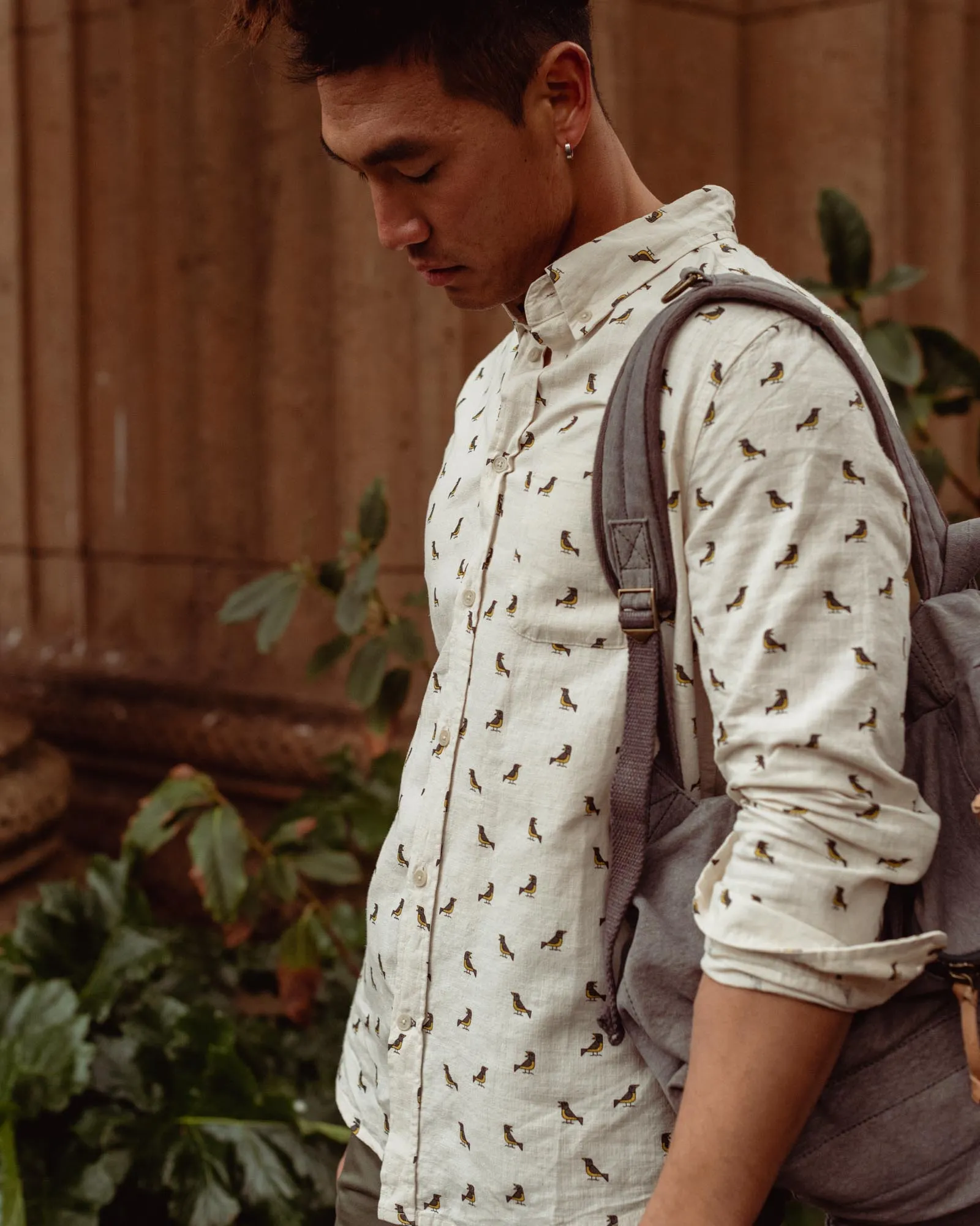 SoftHemp™ Chambray Button Down Shirt