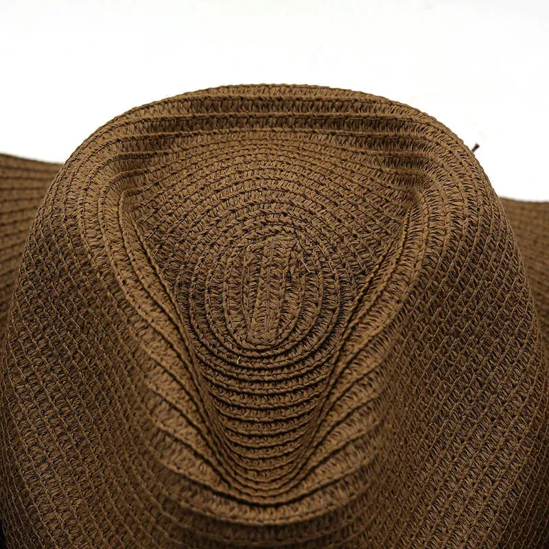 Stylish Straw Cowboy Hat for Summer