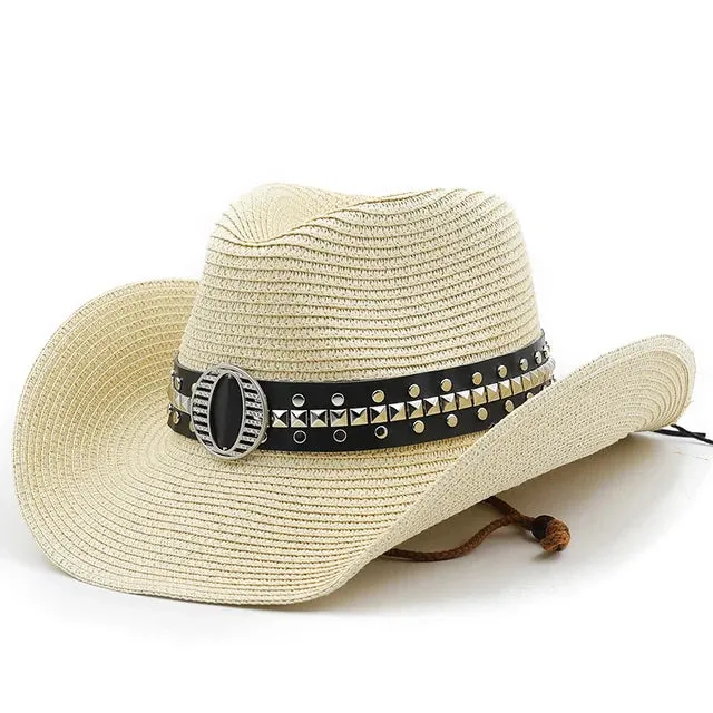 Stylish Straw Cowboy Hat for Summer
